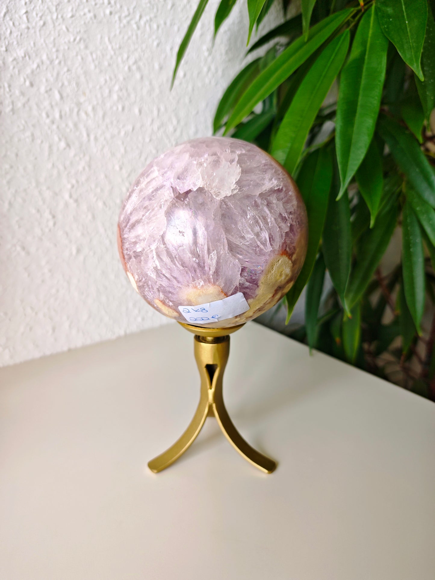 Pinker Amethyst x Amethyst Kugel 222