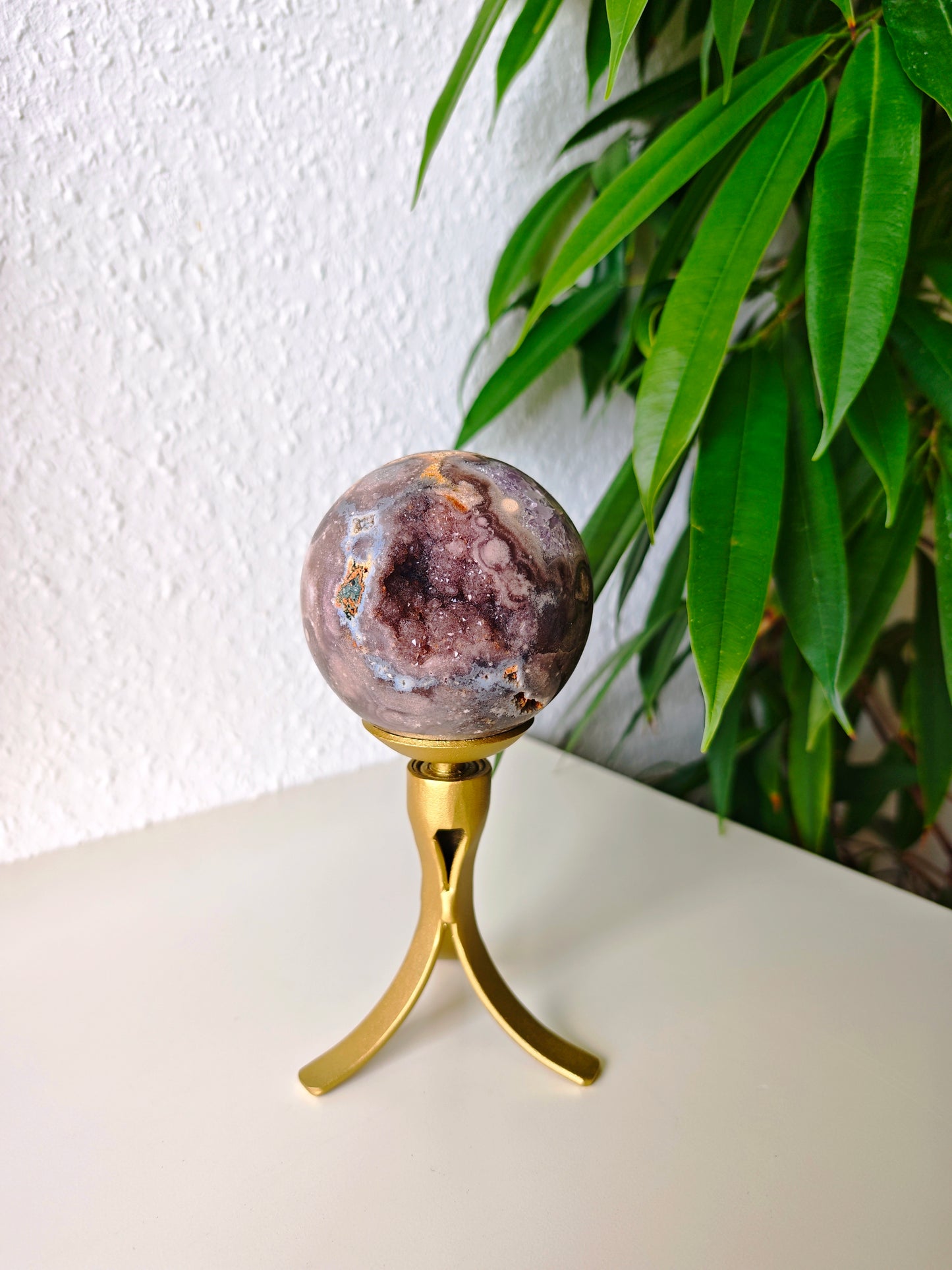 Pinker Amethyst x Amethyst Kugel 180