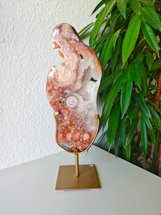 Pinke Amethyst Scheibe 312