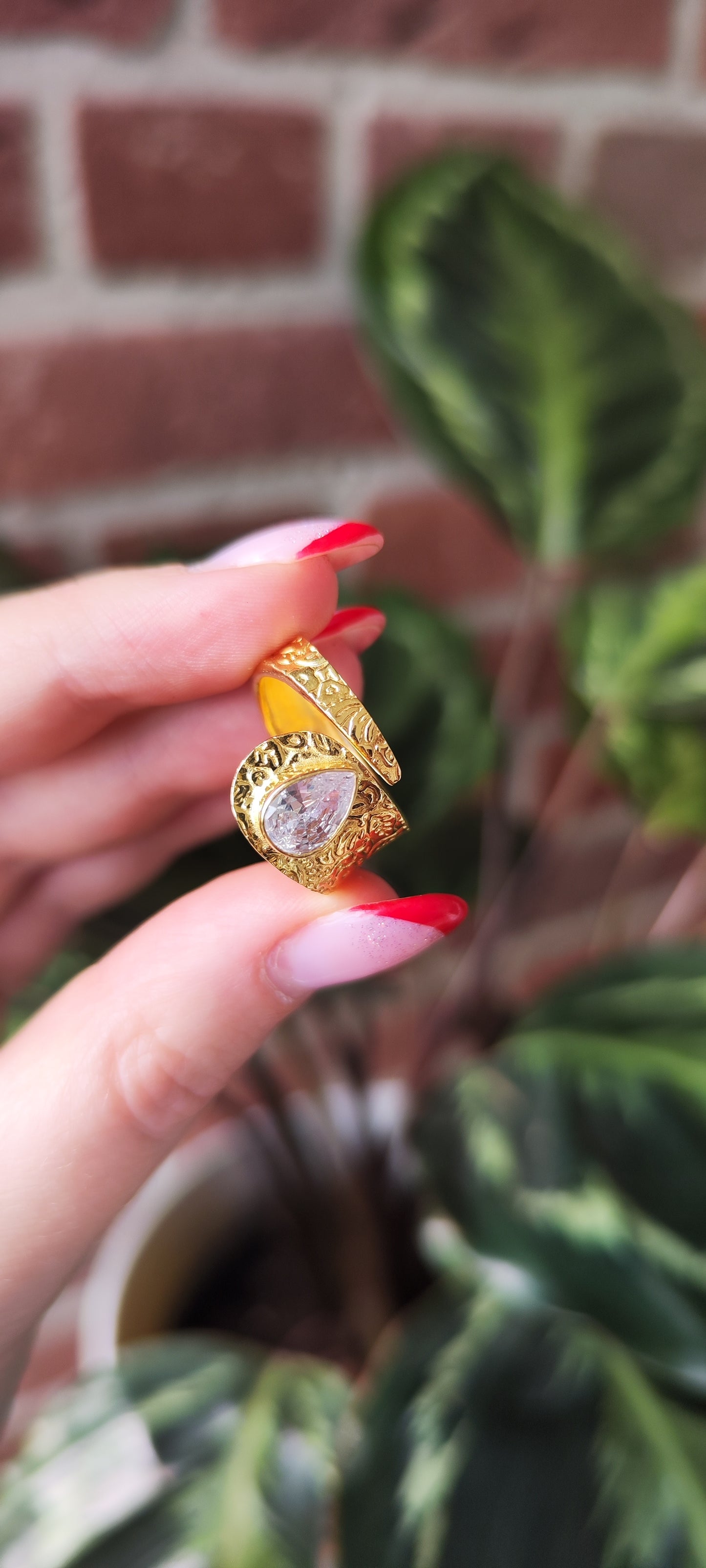 Statement Zirkonia Ring