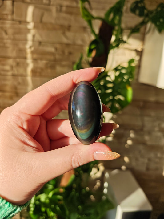 Regenbogen Obsidian Shiva B