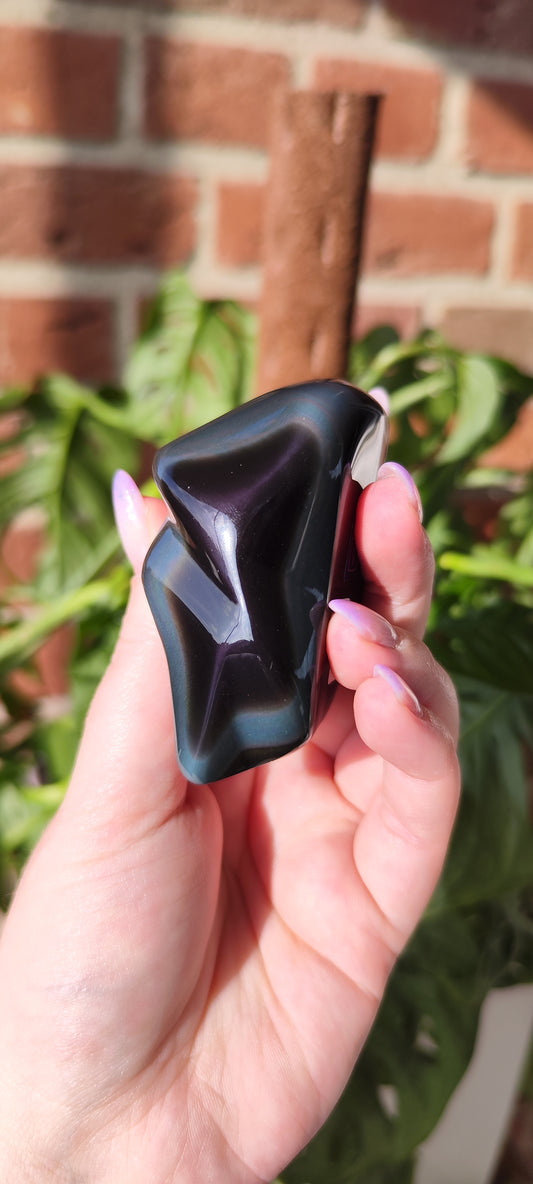 Regenbogen Obsidian Freiform 92F