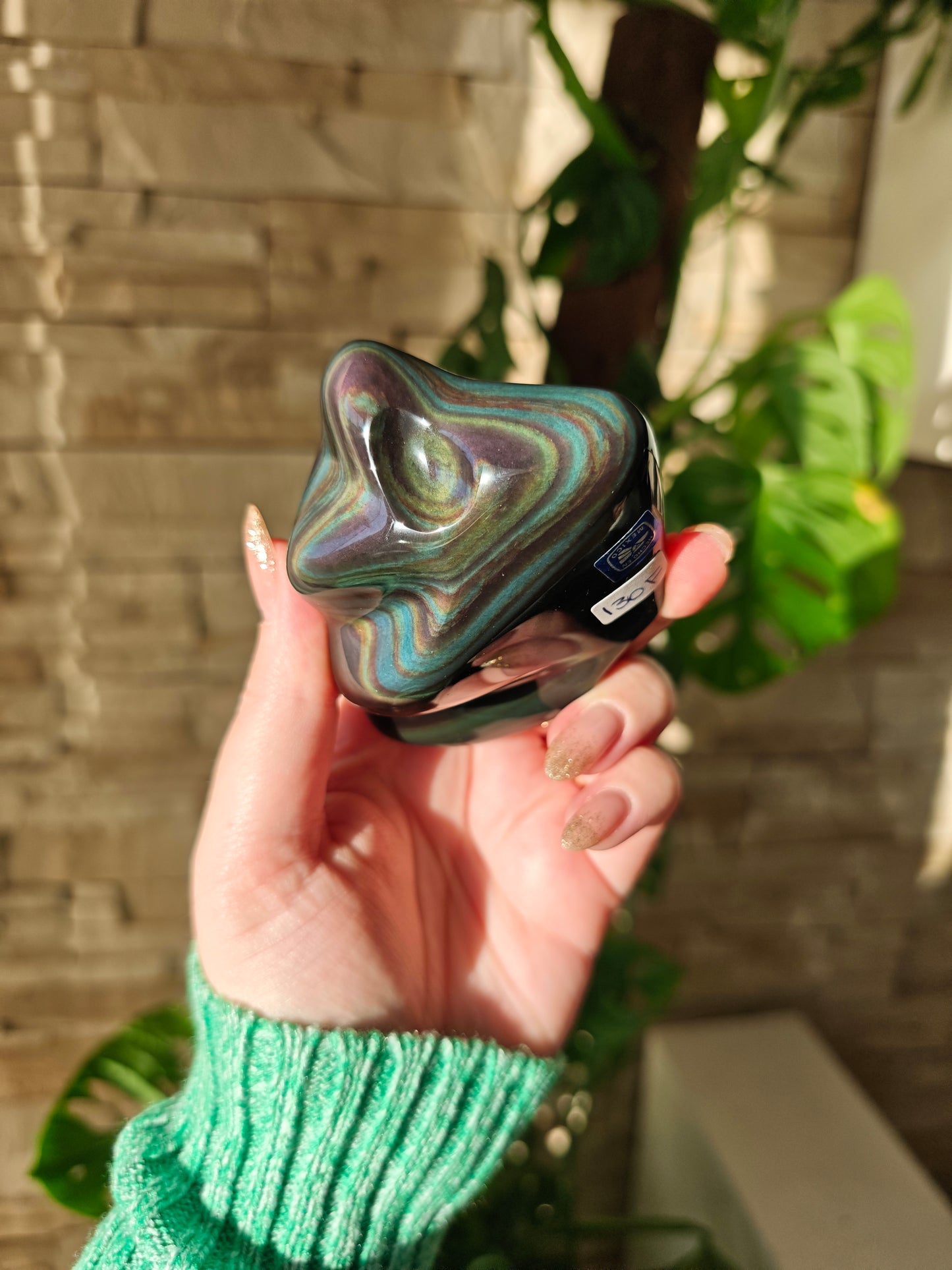 Regenbogen Obsidian Freiform 130F