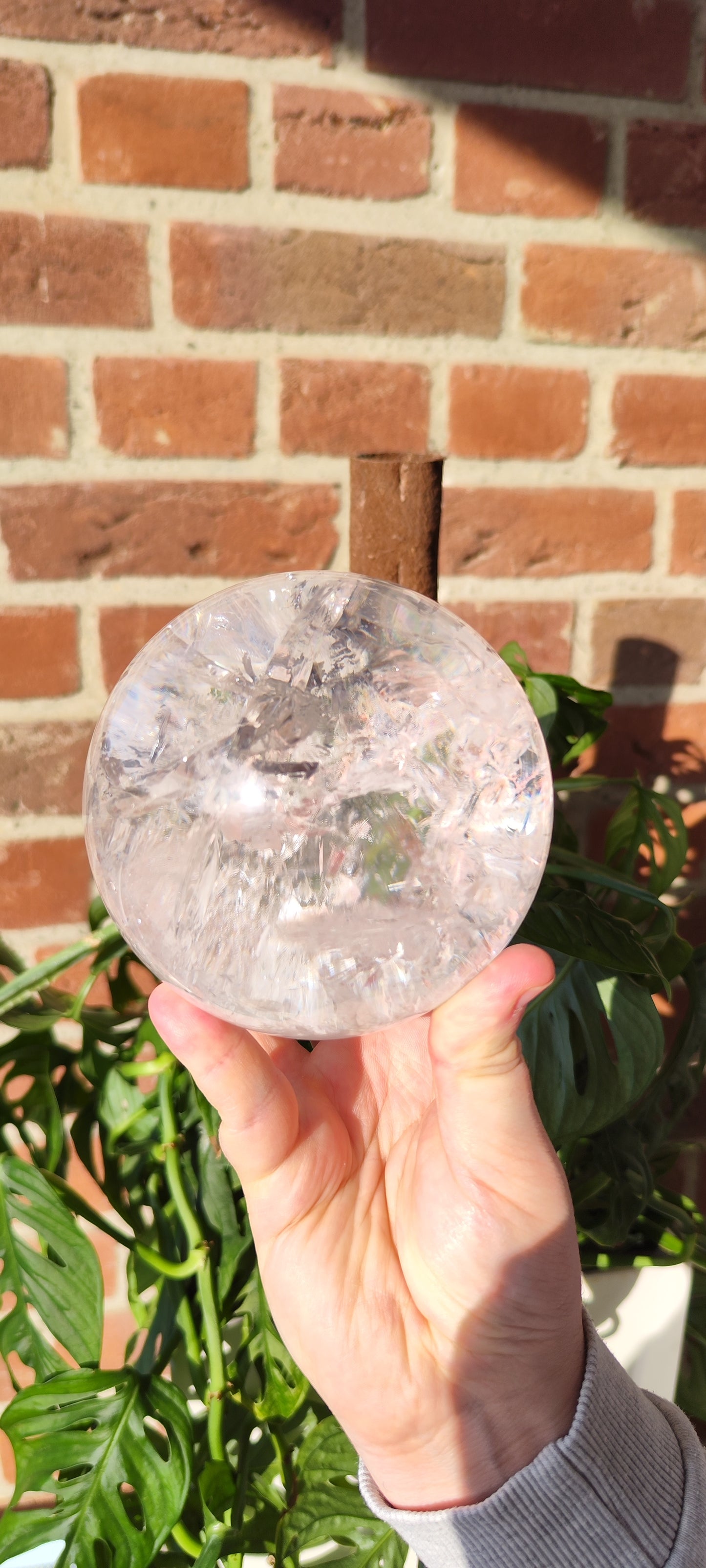 Bergkristall Lemurian Kugel 846BK