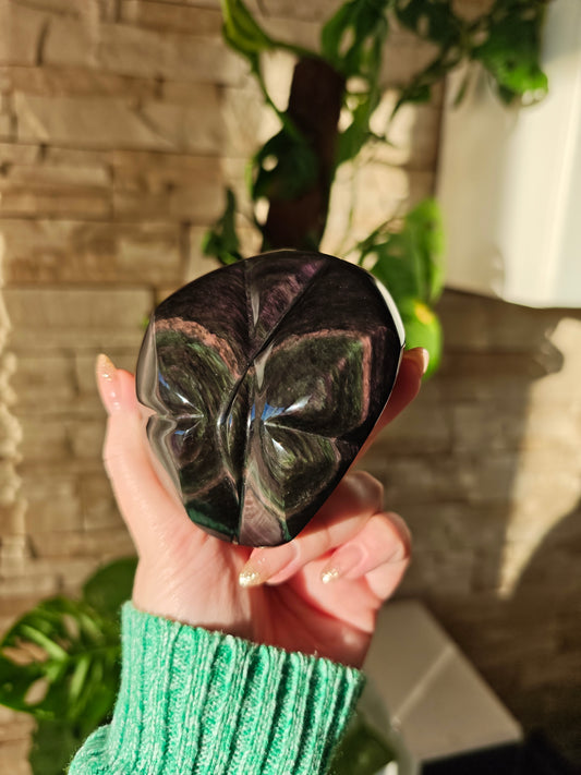 Regenbogen Obsidian Schmetterling 192ST