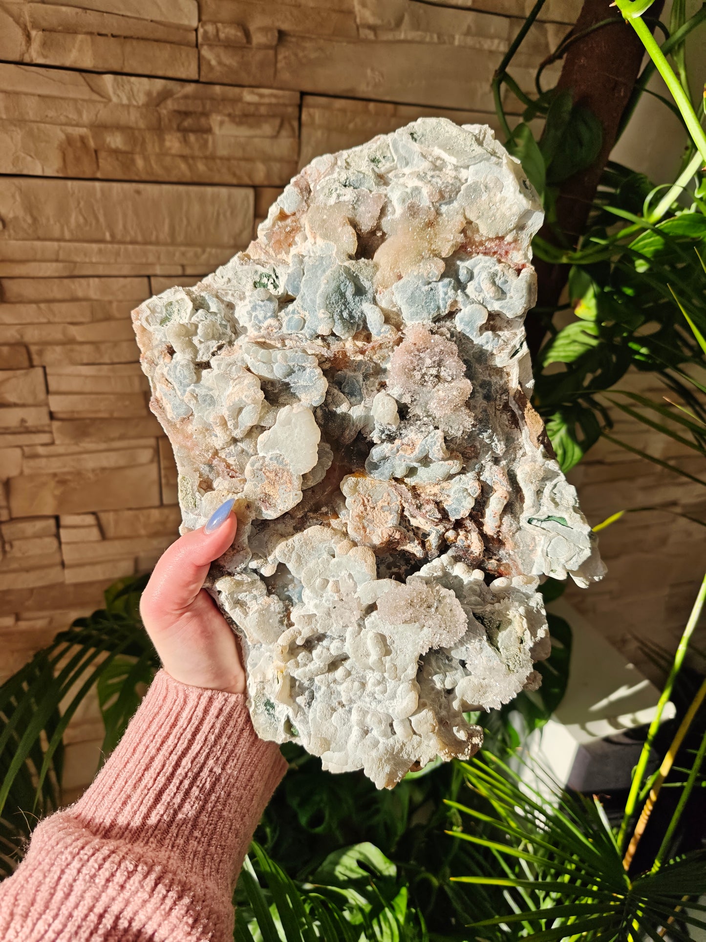 Amethyst Blumen Mix Platte "Wintergeist"