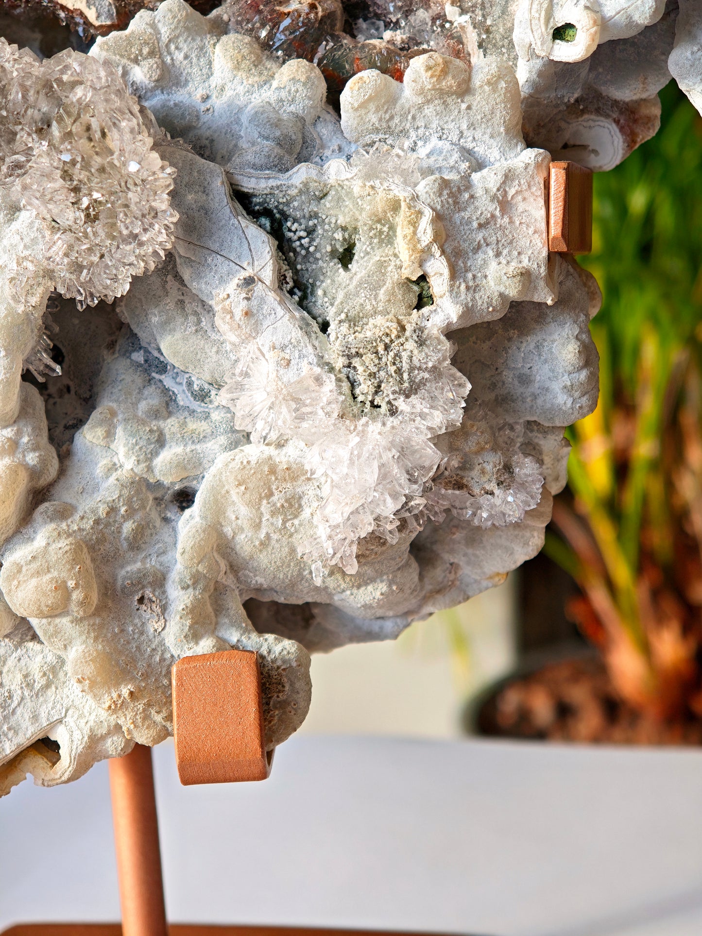 Amethyst Blumen Mix Platte "Wintergeist"