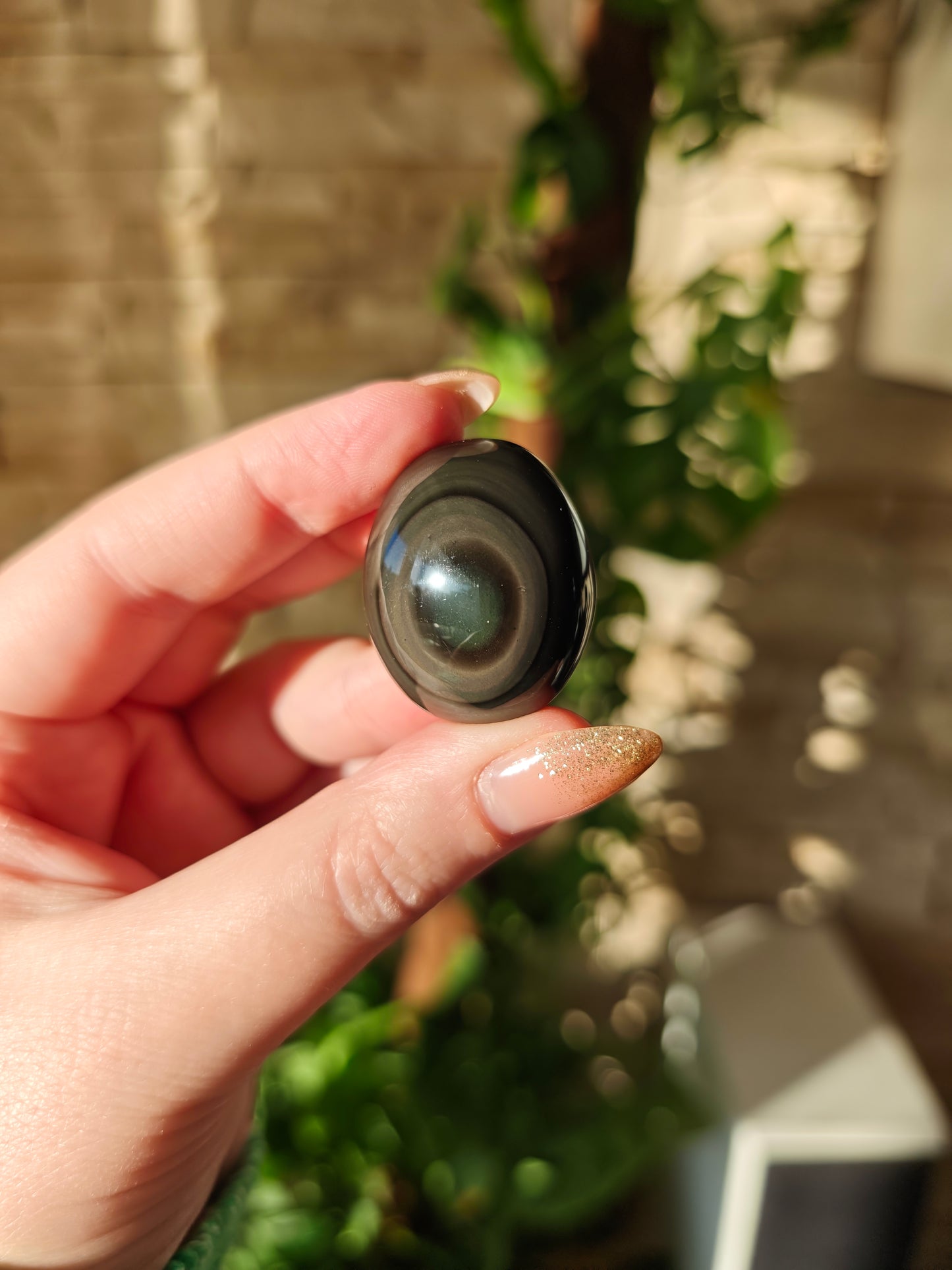 Regenbogen Obsidian Mini Handstein 10RB