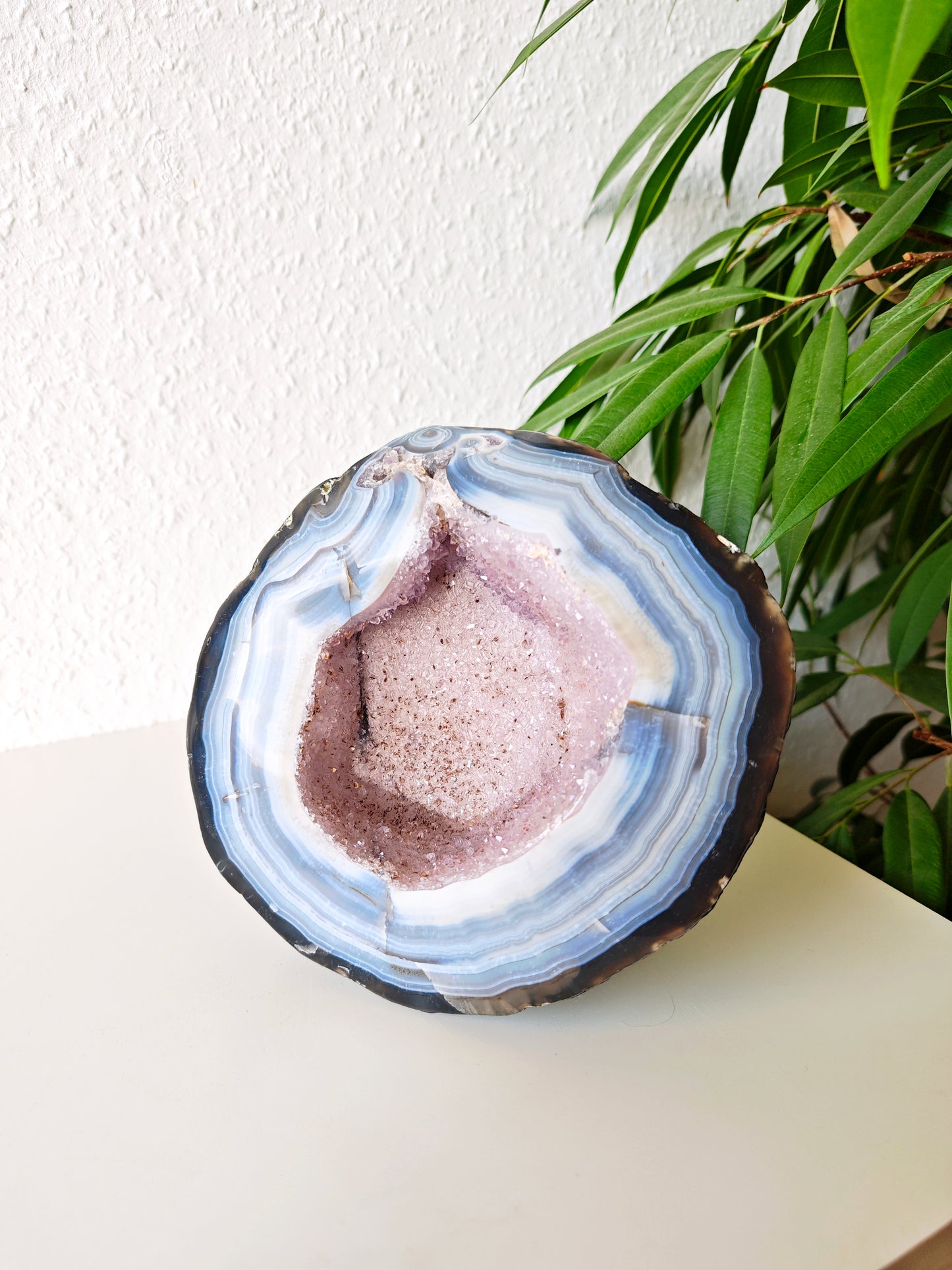 Achat Geode x Amethyst