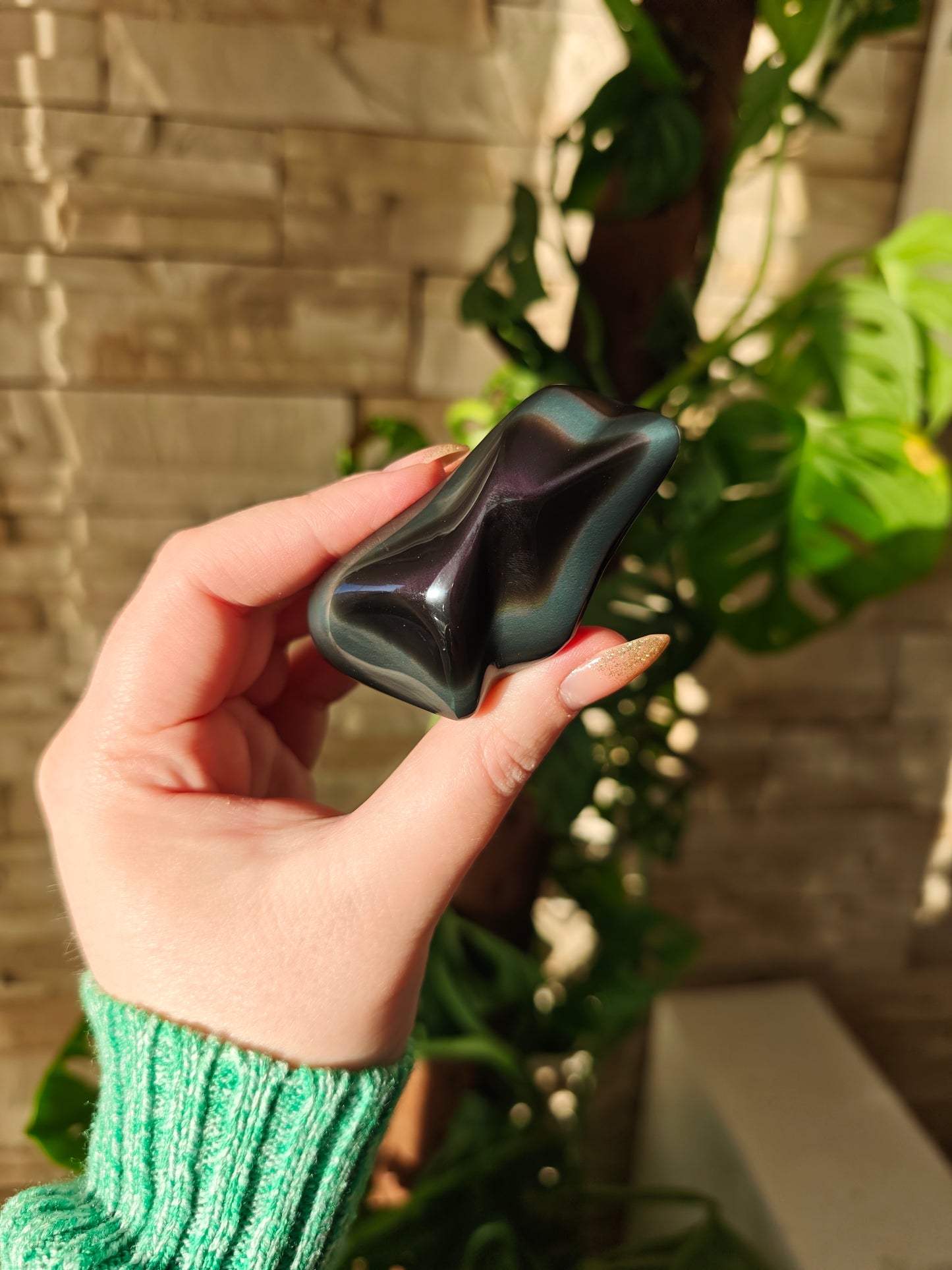 Regenbogen Obsidian Freiform 78F