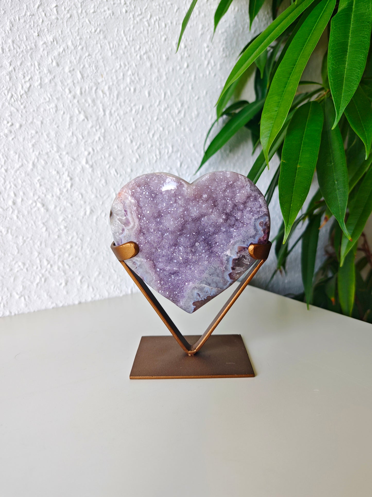 Rainbow Sugar Amethyst Herz 192F