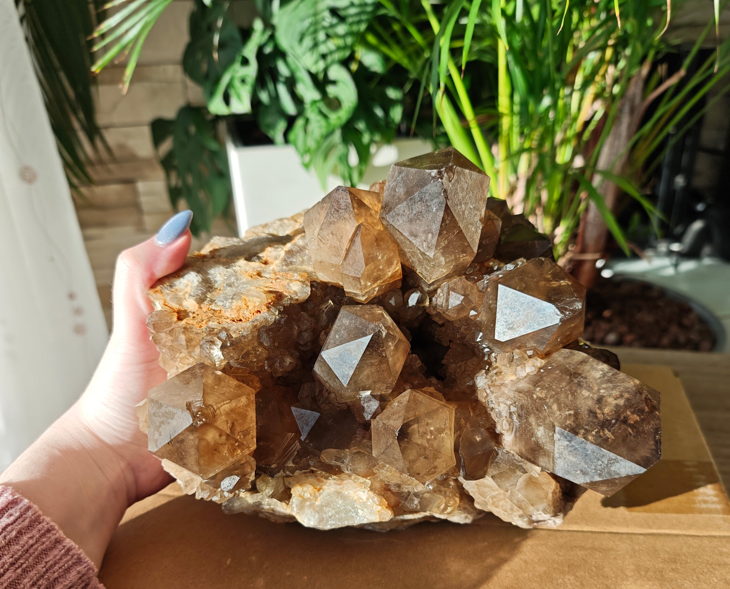 Rauchiger Citrin aus Finnland