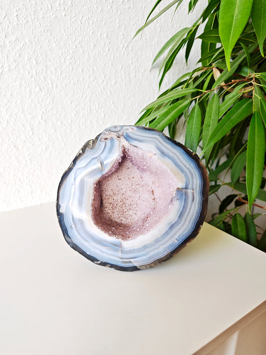 Achat Geode x Amethyst