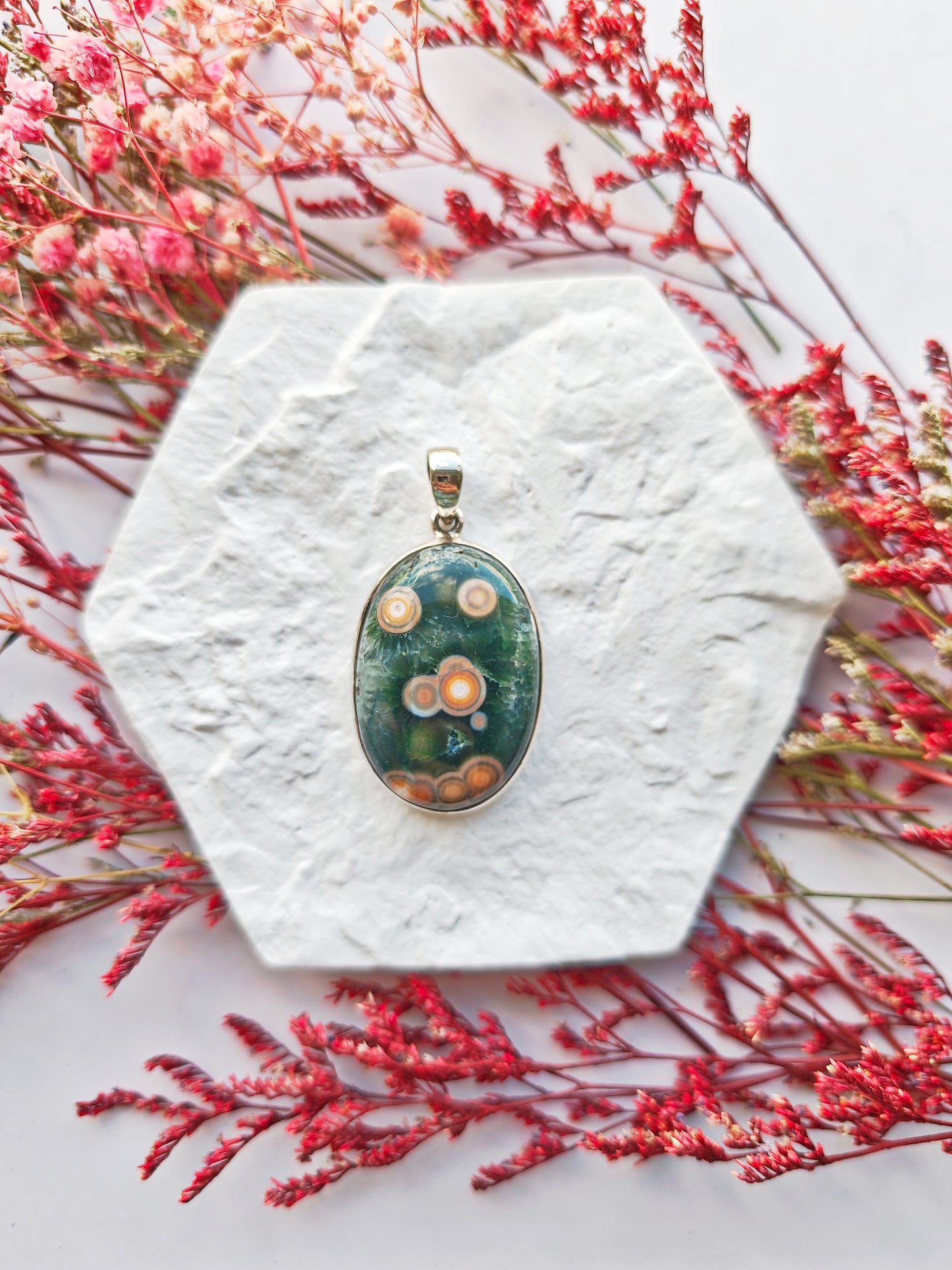 Ozean Jaspis Anhänger 148Z